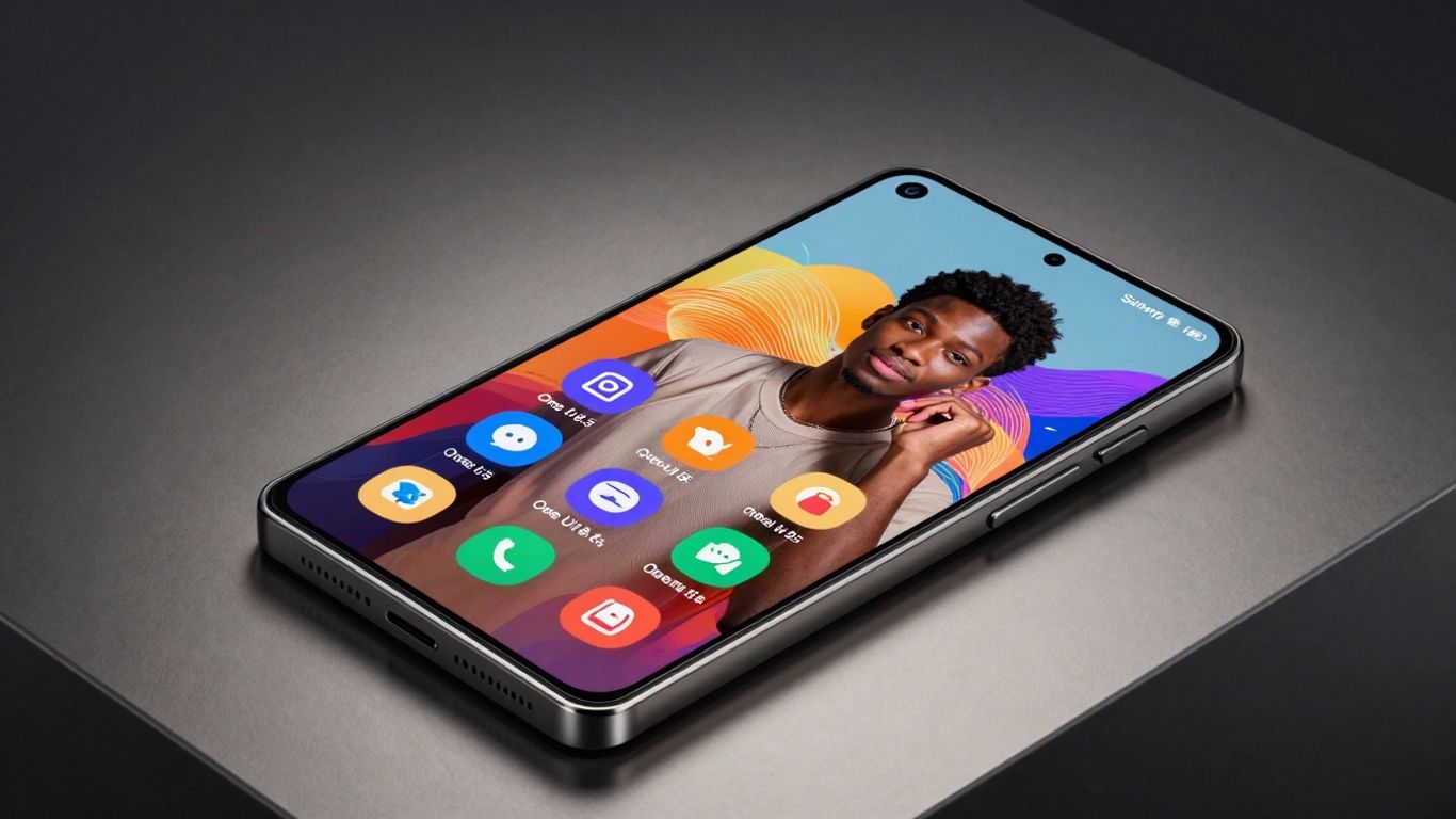 Interface One UI 8.5 em smartphone Samsung